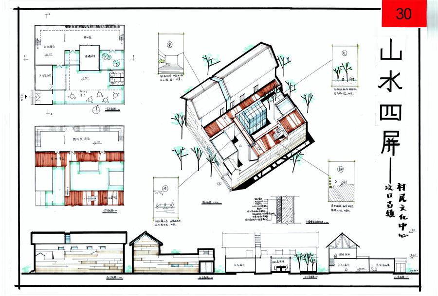 二等獎:泰安市“英豪杯”建筑創(chuàng)意設計技能競賽(圖1)