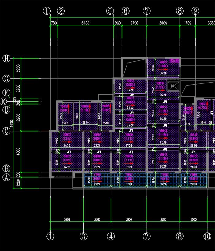 施工圖欣賞:上海富凝裝配式建筑BIM正向拆分設計(圖2)